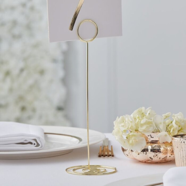 Golden Wedding bord nummerholder