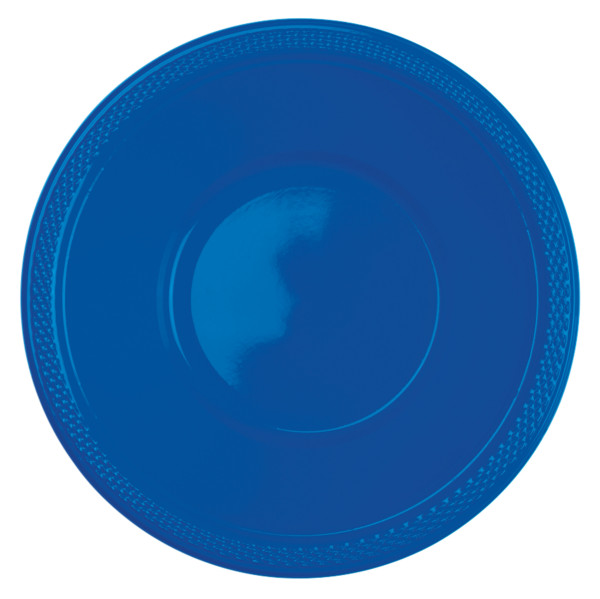 10 tazones de plástico Amalia royal blue 355ml