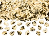 Confettis de table feuilles de monstera dorées 15g
