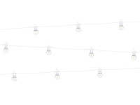 Preview: White retro LED light chain 5m