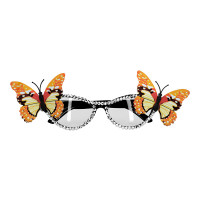 Vorschau: 60er Jahre Butterfly Brille