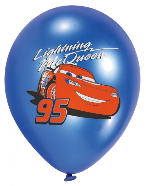6 Cars Flotter Flitzer Lightning McQueen balloons