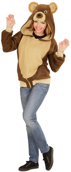 Plush teddy bear unisex costume jacket 3