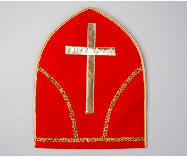 Rote Bischof Mütze