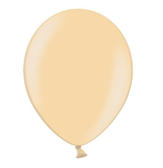 100 balloner abrikosmetallic 12cm