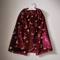 Red magic cape for children deluxe