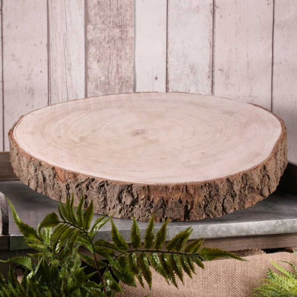 Decorative wooden disc Woody 43-47cm