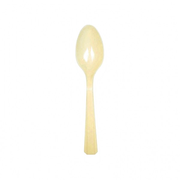 10 Kunststoff Löffel Mila vanille 14,5cm
