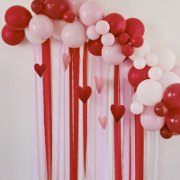Girlanda balonowa szepcząca miłość 55 sztuk
