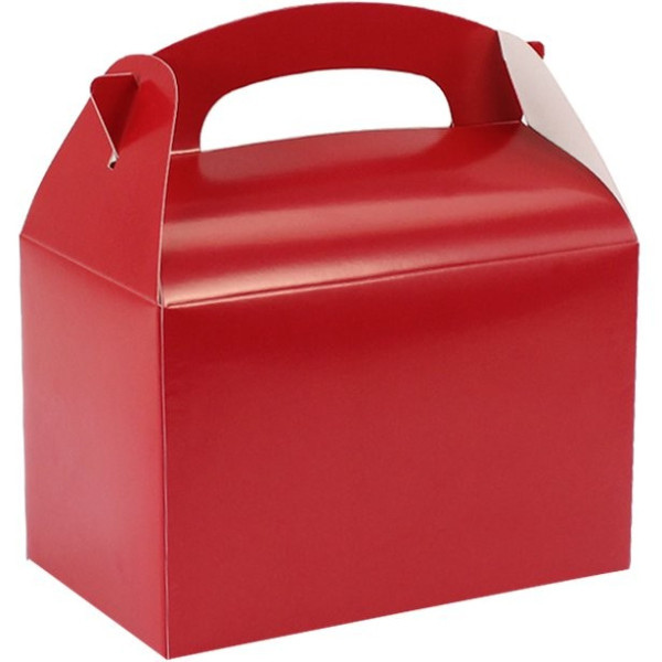 Geschenkbox rechteckig rot 15cm