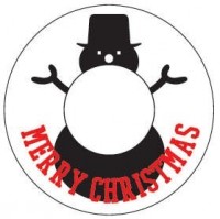 Preview: Merry Christmas snowman contact lenses