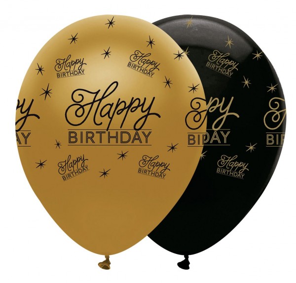 6 ballons magiques d'anniversaire 30cm