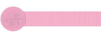 Oversigt: Pink crepe streamer 24m