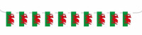 Wales vimpelkedja 5m