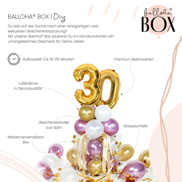 Balloha Geschenkbox DIY Royal Flamingo 30 XL 3