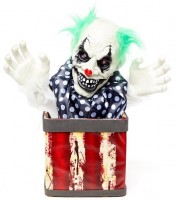 Förhandsgranskning: Animerad skräck clown box djävulen