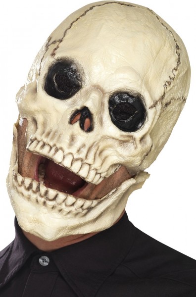 Maska czaszki z ruchomymi szczękami 2