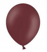 Aperçu: 50 ballons étoiles de fête rouge-brun 27cm