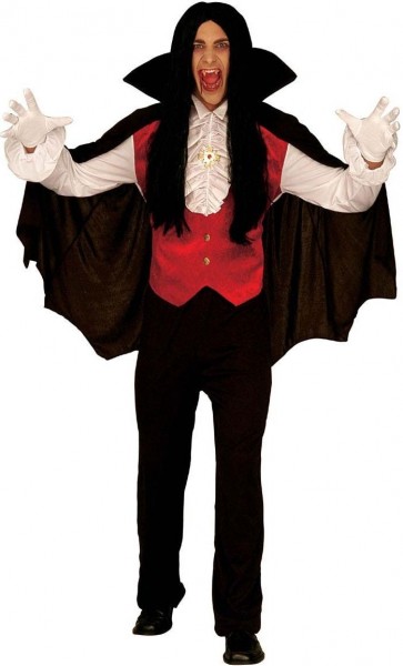 Dracula Vampirfürst Klassisch Herren Kostüm