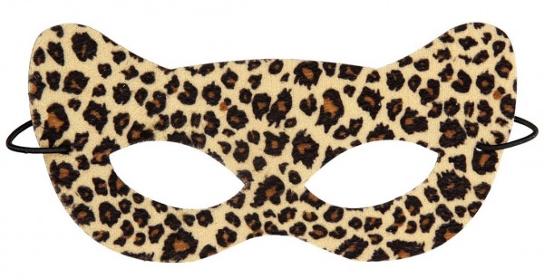 Masque léopard marron