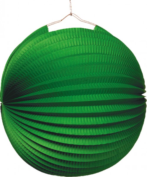Garden party paper lantern emerald green 25cm