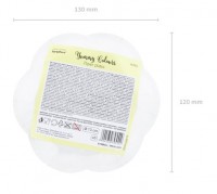Preview: 6 candy party paper plates yellow 13cm