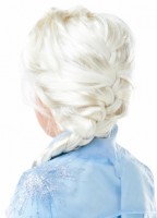 Widok: Peruka Frozen 2 Elsa dla dzieci