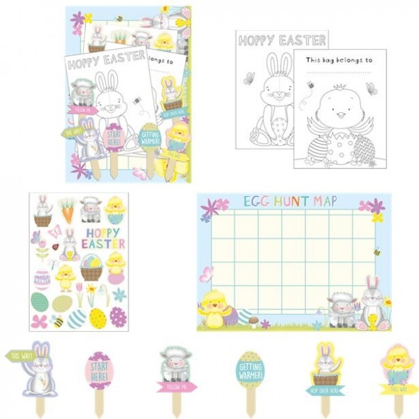 Set for the Easter hunt, 16 pieces