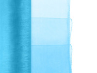 Voorvertoning: Gevoerde organza Juna turquoise 9m x 38cm