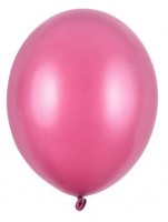 100 party star metallic ballonnen roze 12cm