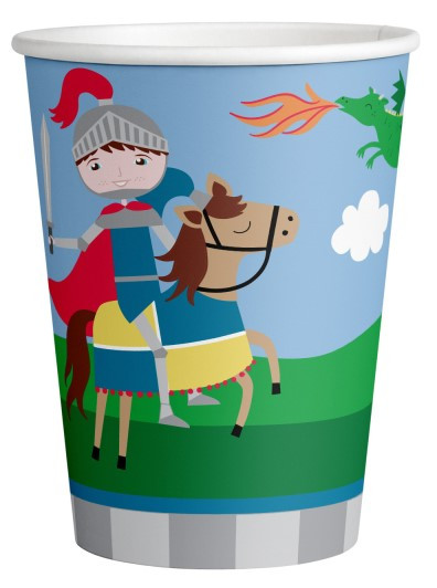 8 paper cups Knight Ferdinand 250ml