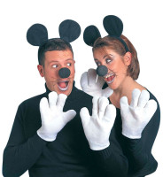 Mouse costume accessory set