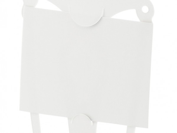 10 place cards chair white 2