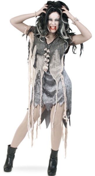 Costume da donna fantasma tagliuzzato Xala 4