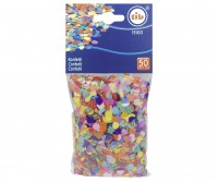 Preview: Classic colored paper scatter confetti 50g