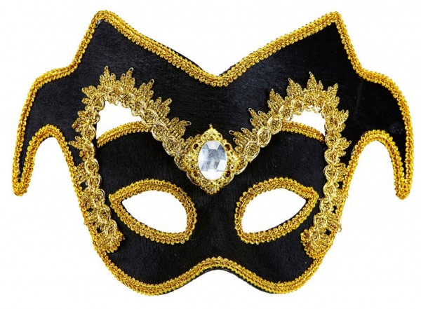 Maschera veneziana vellutata