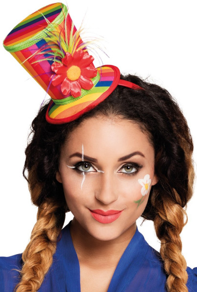 Rainbow Flower Hat Hairband