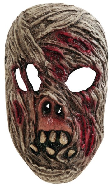 Maschera zombie mostro di Menas sanguinosa