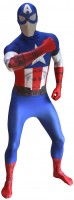 Widok: Kapitan Ameryka Marvel Avenger Morphsuit