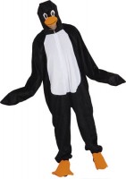 Preview: Fluffy penguin costume unisex
