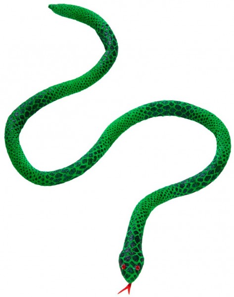 Flexible green snake 1m