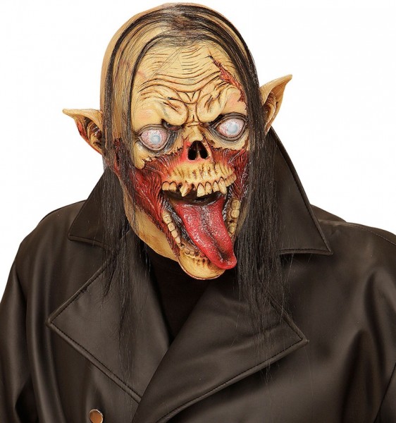 Máscara de vampiro demonios zombies hecha de látex
