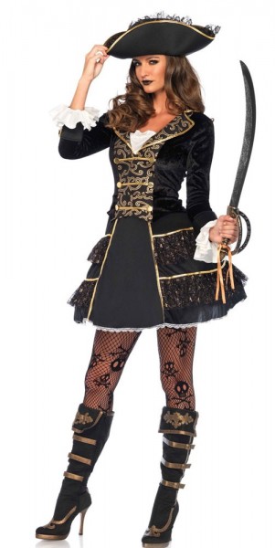 Ornate Ally Pirate Dress With Hat