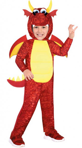 Red dragon children's costume
