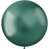 5 Shiny Star XL Luftballon grün 48cm