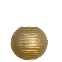 Preview: Lampion Lantern Partynight Gold 25cm