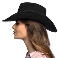 Vista previa: Sombrero western para adulto negro