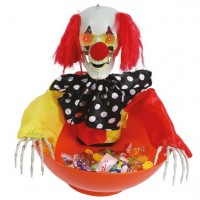 Bowl with animated clown