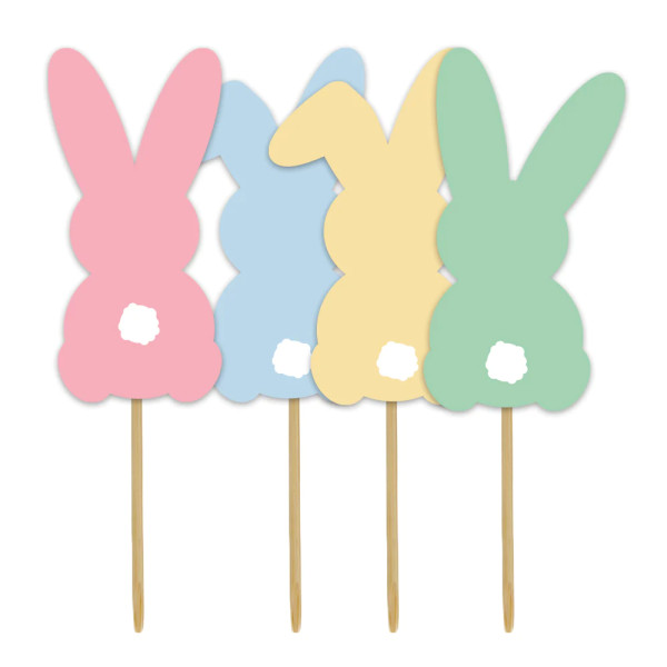 12 Easter Bunny Cupcake Topper