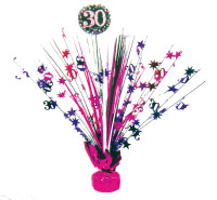 Pink 30th Birthday Tischfontäne 46cm